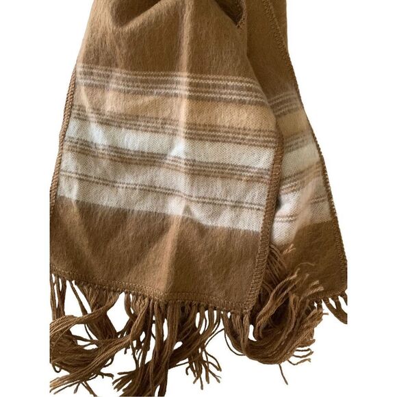 Alpaca Diana Peruvian brown scarf - Picture 2 of 3